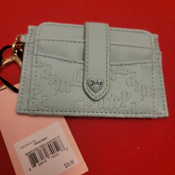 Juicy Couture Heartless Tab Elongated Card Case - Picture 4 of 17